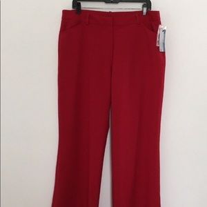 Brand new red worthington pants modern fit.